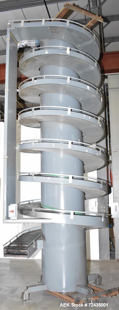 Pre-Owned Ambaflex Model SV400-1300 Spiral Conveyor for Sale